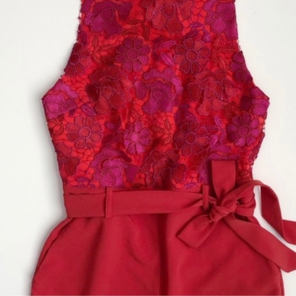 Lovers + Friends Gardanome Red Jumpsuit S - Picture 2 of 9